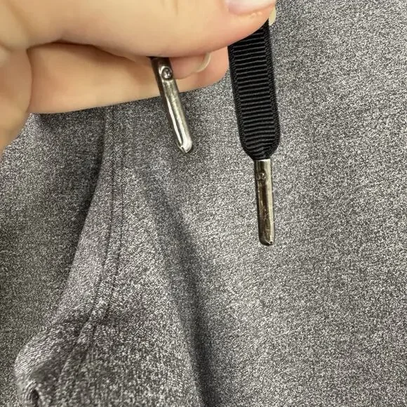 Lululemon Womens Sweat Pants 4 Heathered Gray On the Fly 7/8 Jogger Lounge Gym - Picture 5 of 15